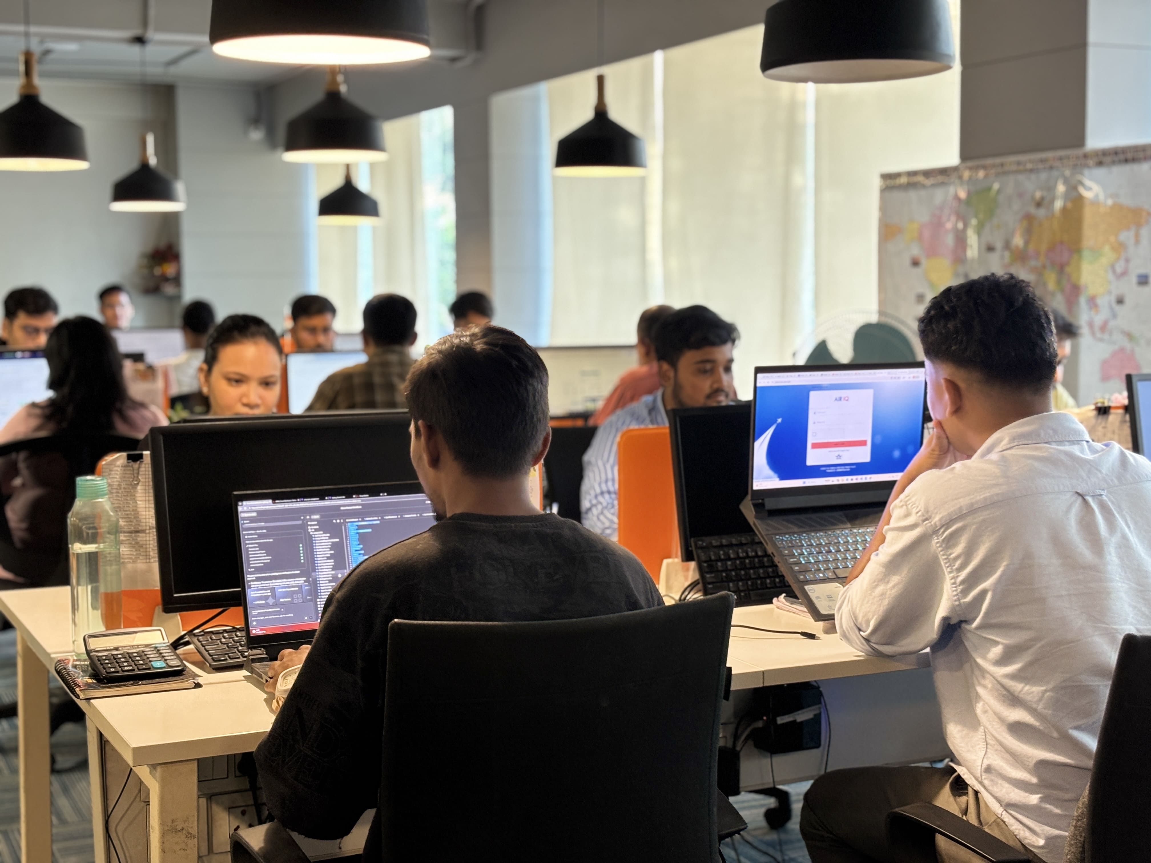 AIRIQ team at work